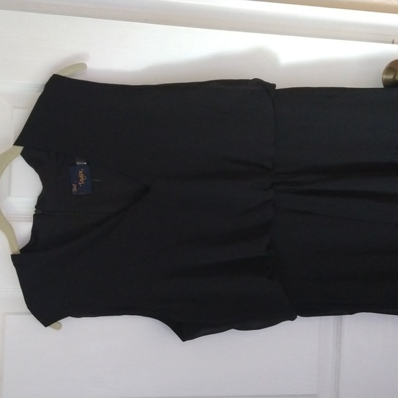 Just...Taylor Long Black Dress Size 12 Nwt - Picture 3 of 8